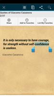 Quotes of Giacomo Casanova ภาพหน้าจอ 1