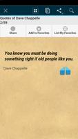 1 Schermata Quotes of Dave Chappelle