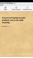 Quotes of Ed Begley, Jr. Poster