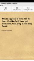 Quotes of Kenny Chesney capture d'écran 1