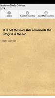 Quotes of Italo Calvino スクリーンショット 1