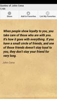 Quotes of John Cena Plakat