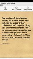Quotes of John Cleese ポスター