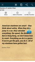 Quotes of Jackie Chan Ekran Görüntüsü 1