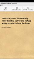 Quotes of James Bovard Affiche