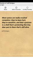 Quotes of Jeff Bridges Affiche