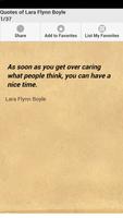 پوستر Quotes of Lara Flynn Boyle