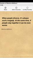 Quotes of Monica Bellucci Affiche