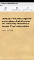 Quotes of Sandra Bernhard Plakat