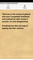 Quotes of Sandra Bernhard تصوير الشاشة 1