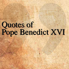 Quotes of Pope Benedict XVI ícone