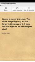 Quotes of Regina Brett Poster