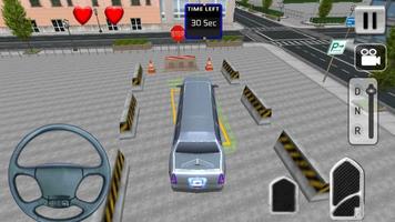 Limousine Parking 3D imagem de tela 2