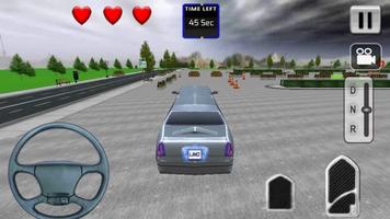 Limousine Parking 3D imagem de tela 3