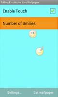 Falling Emoticons LiveWall पोस्टर