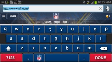 NFL Keyboard Store poster