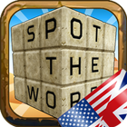 Spot the Word 3D - Word search in English! أيقونة