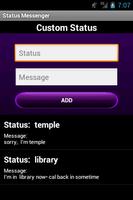 Status Messenger capture d'écran 2