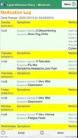 3 Schermata Lyme Disease Diary