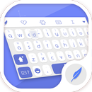 Blue&White Keyboard Theme APK