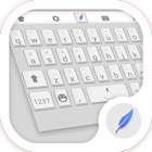 White Keyboard Theme icon