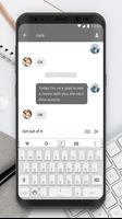 White Keyboard Theme screenshot 1