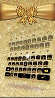Gold Diamond Keyboard Theme Affiche