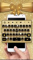 Gold Diamond Keyboard Theme capture d'écran 1