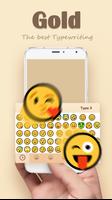 Gold Keyboard Theme 截圖 1