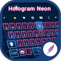 Hologram Neon Keyboard Theme