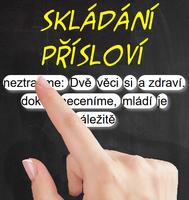 Skládání Přísloví poster