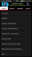 Bancos Perú स्क्रीनशॉट 1