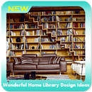 Wonderful Home Library Design Ideas APK