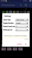 Table Tennis Match Scorer capture d'écran 1