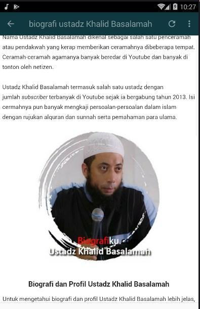 Ust Khalid Basalamah S Latest Lecture For Android Apk Download