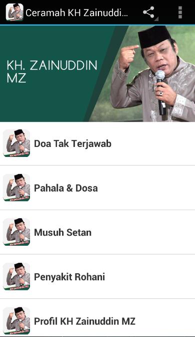 Ceramah Kh Zainuddin Mz For Android Apk Download