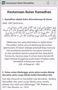 Screenshot 3 for Panduan Bulan Ramadhan