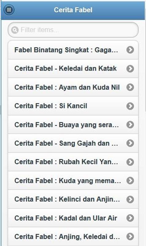 Cerita Fabel для Андроид - скачать APK