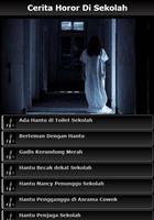 Cerita Horror di Sekolah الملصق