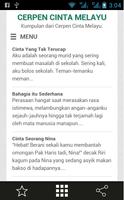 Cerpen Cinta Melayu screenshot 1