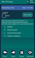 CB 250-315 Symantec Exam imagem de tela 2