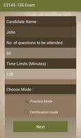 CT C2140-135 IBM Exam screenshot 1