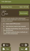 CT 1Y0-200 Citrix Exam syot layar 2