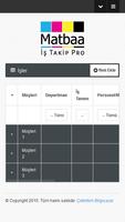 Matbaa İş Takip Pro capture d'écran 1