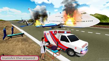 Airplane Crash Rescue: Rescue Duty Game capture d'écran 2