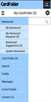 برنامه‌نما CardFolder عکس از صفحه