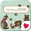 Cute wallpaper★antique cat