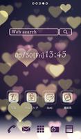 Cute wallpaper★bokeh hearts Affiche