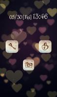 Cute wallpaper★bokeh hearts imagem de tela 1