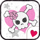 Cute wallpaper★cute pink skull APK